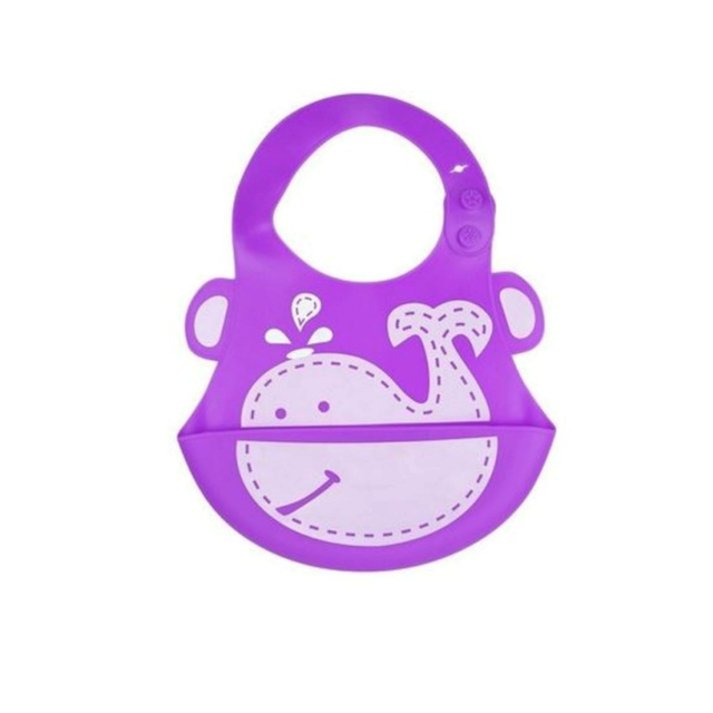 Babador Cata Migalhas Silicone Kababy Baleia Babador Cata Migalhas Silicone Kababy Baleia