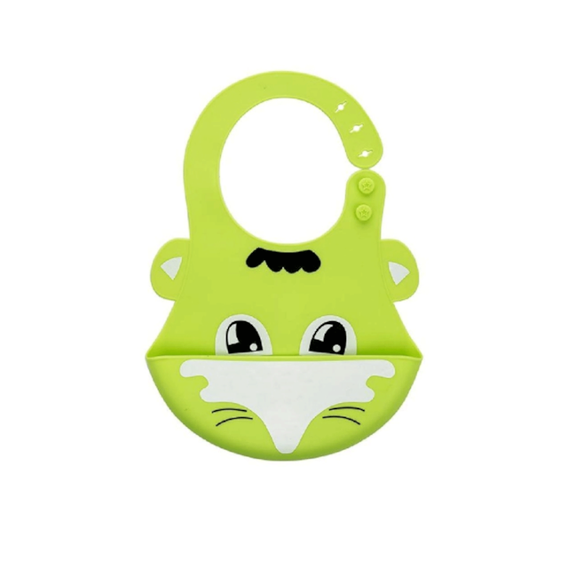 Babador Cata Migalhas Silicone Kababy Raposa Babador Cata Migalhas Silicone Kababy Raposa