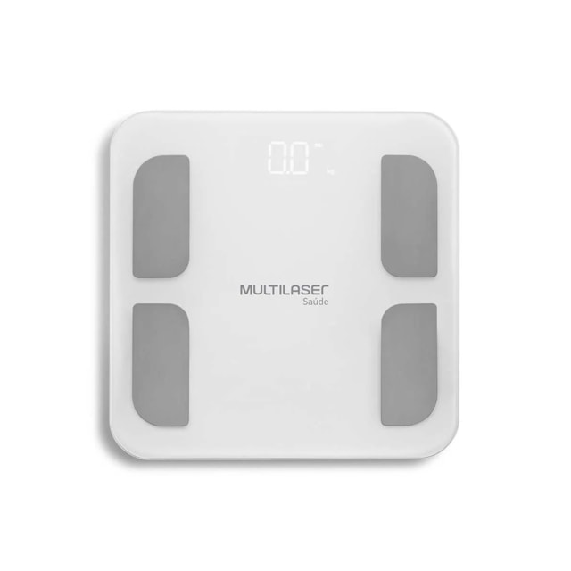 Balança Digital de Bioimpedância Bluetooth - até 180kg Multilaser HC060