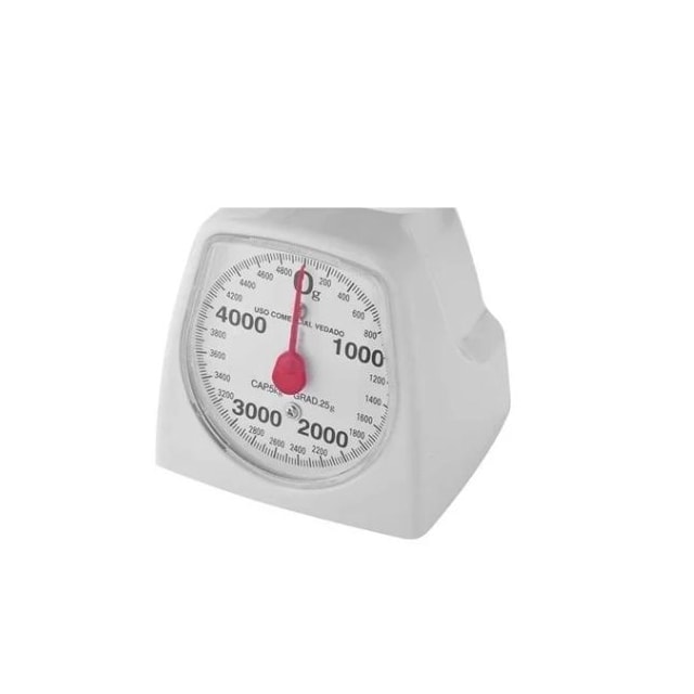 Balança para Cozinha Mecânica Branca 5Kg - KALA Balança para Cozinha Mecânica Branca 5Kg - KALA