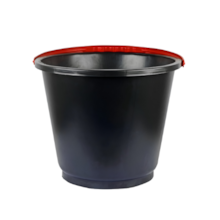 Balde de Plástico Preto 12L - DIMAX