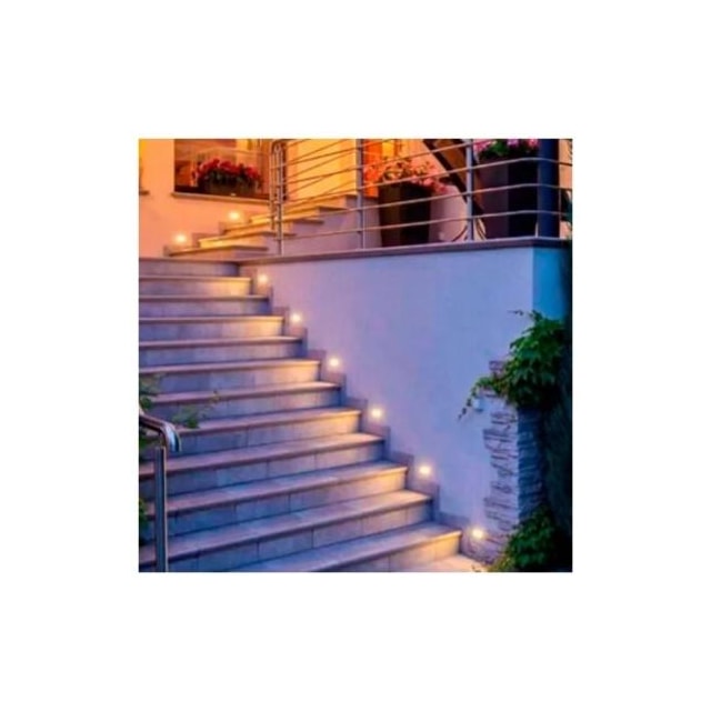 Balizador LED Down 2w 3000k Branca - Dilux Balizador LED Down 2w 3000k Branca - Dilux