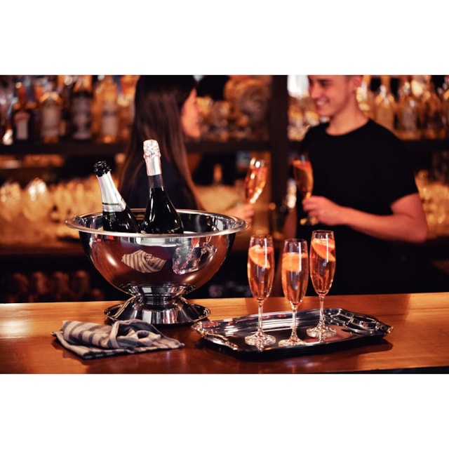 Bandeja Tramontina Classic Retangular em Aço Inox Bandeja Tramontina Classic Retangular em Aço Inox