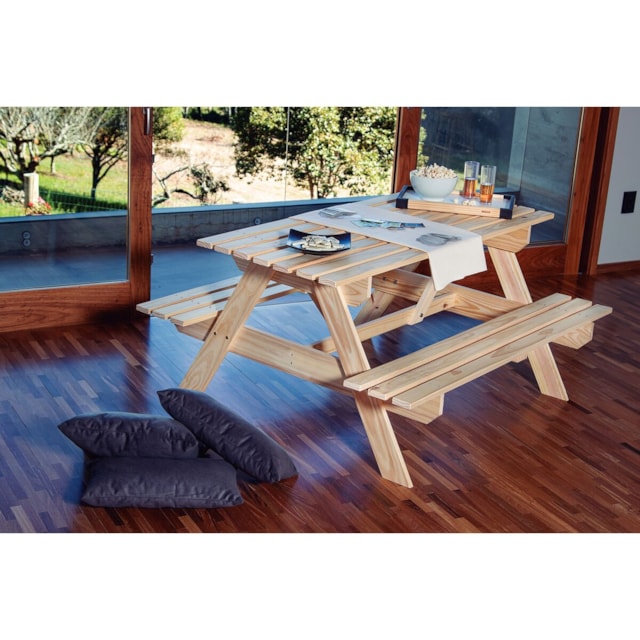 Bandeja Tramontina Happy Day em Madeira Maciça Preto Bandeja Tramontina Happy Day em Madeira Maciça Preto