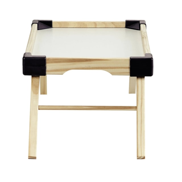 Bandeja Tramontina Small em Madeira Maciça Preto Bandeja Tramontina Small em Madeira Maciça Preto