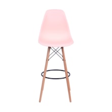 BANQUETA DKR PP SALMÃO BASE MADEIRA BANQUETA DKR PP SALMÃO BASE MADEIRA