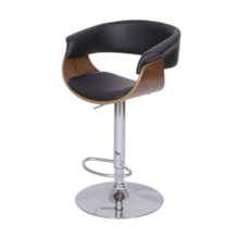 BANQUETA ELBA MADEIRA ACOLCHOADA P.U. PRETA BANQUETA ELBA MADEIRA ACOLCHOADA P.U. PRETA