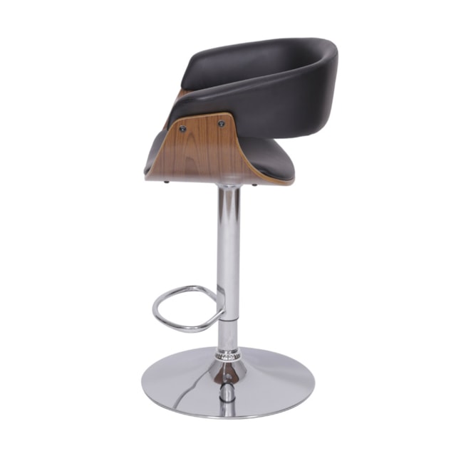 BANQUETA ELBA MADEIRA ACOLCHOADA P.U. PRETA BANQUETA ELBA MADEIRA ACOLCHOADA P.U. PRETA