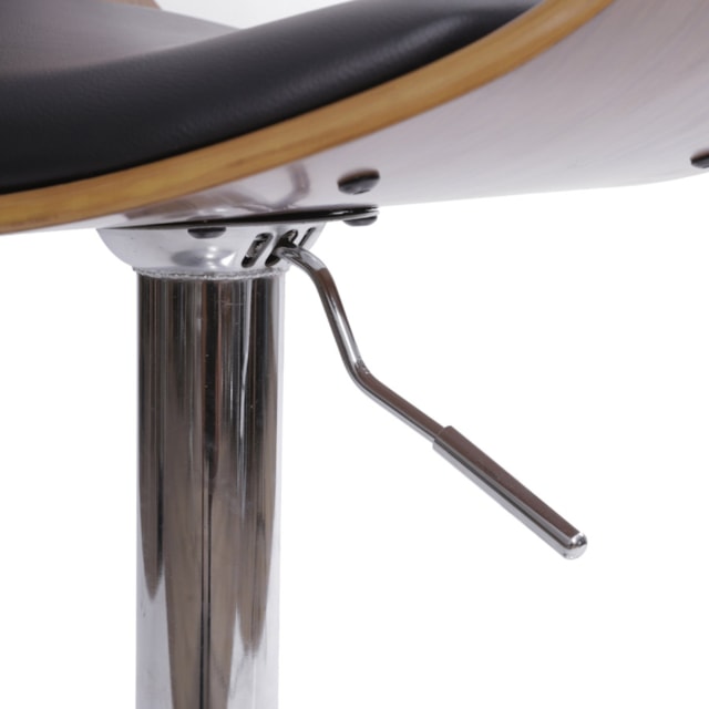 BANQUETA ELBA MADEIRA ACOLCHOADA P.U. PRETA BANQUETA ELBA MADEIRA ACOLCHOADA P.U. PRETA