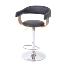 BANQUETA KOYA MADEIRA ACOLCHOADA P.U. PRETA BANQUETA KOYA MADEIRA ACOLCHOADA P.U. PRETA