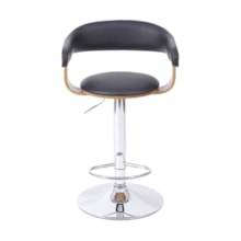 BANQUETA KOYA MADEIRA ACOLCHOADA P.U. PRETA BANQUETA KOYA MADEIRA ACOLCHOADA P.U. PRETA