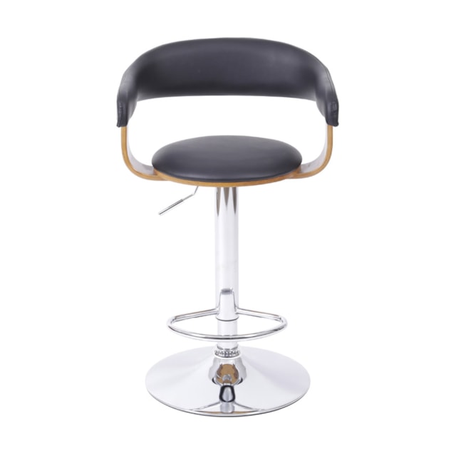 BANQUETA KOYA MADEIRA ACOLCHOADA P.U. PRETA BANQUETA KOYA MADEIRA ACOLCHOADA P.U. PRETA