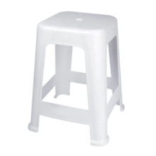 Banqueta Plástica Branca - Mor Banqueta Plástica Branca - Mor