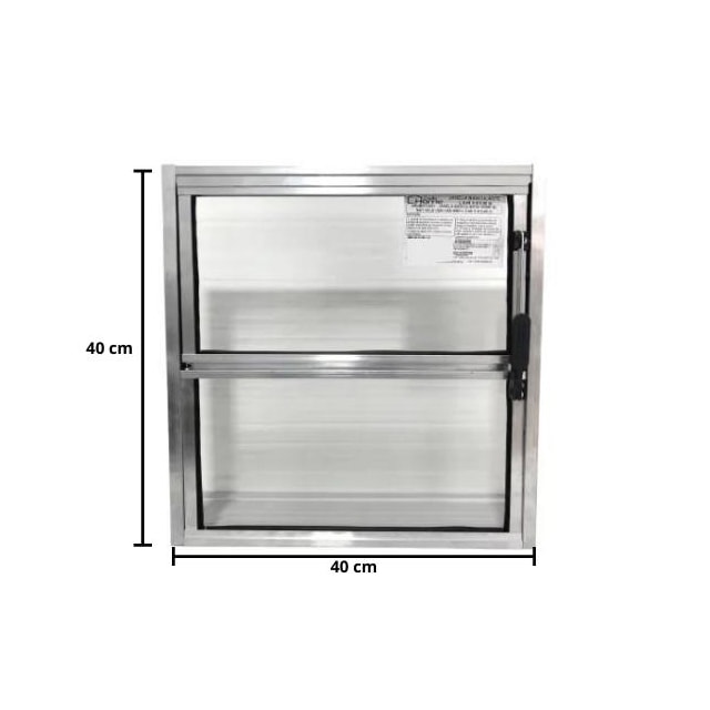 Basculante de Alumínio 40x40cm - QUALITY Basculante de Alumínio 40x40cm - QUALITY