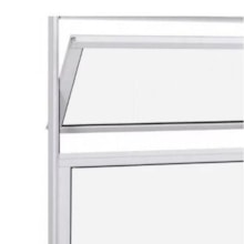 Basculante de Alumínio Branco 40 X 40cm - QUALITY Basculante de Alumínio Branco 40 X 40cm - QUALITY