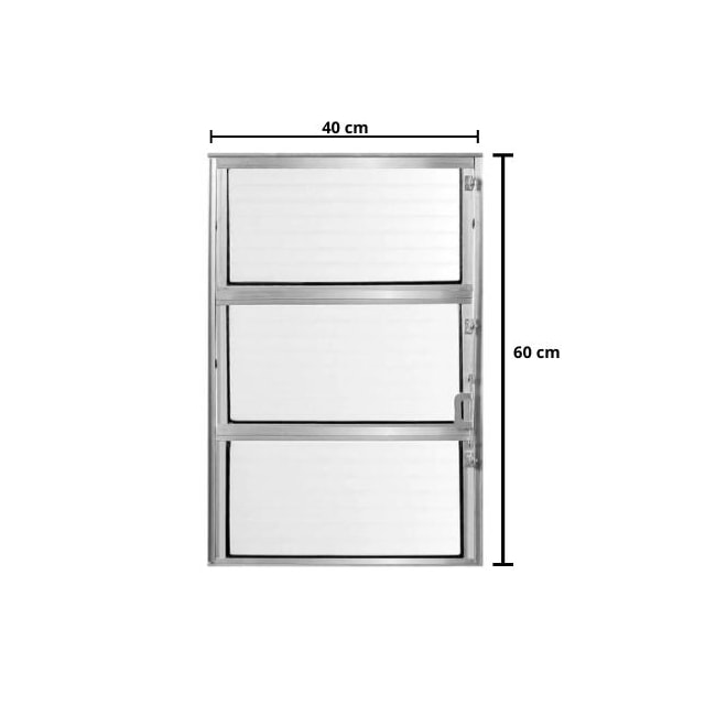 Basculante Invicta 60 X 40cm - Aluvid 