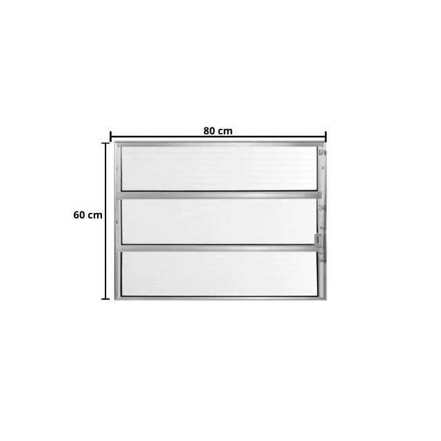 Basculante Invicta 60 X 80cm - Aluvid 