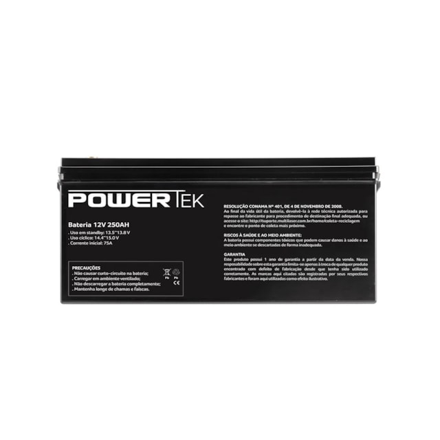 Bateria 12V 180AH Powertek - EN031