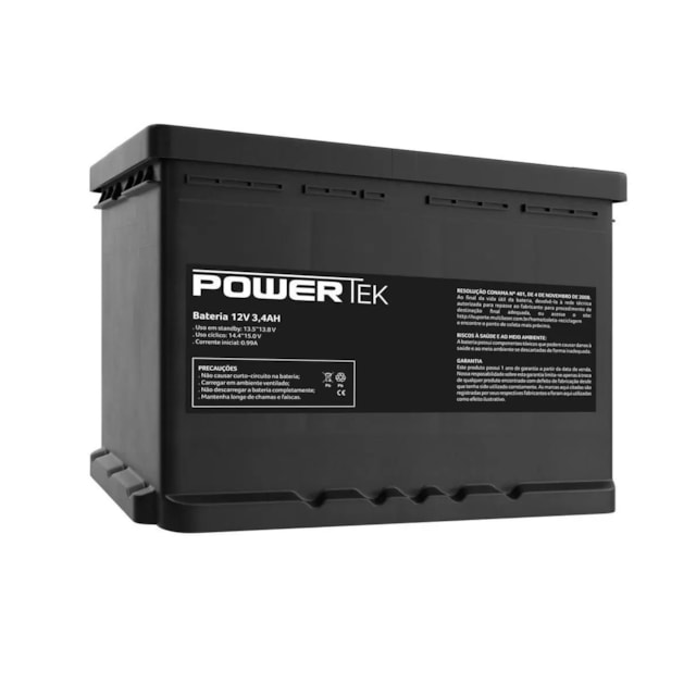 Bateria Powertek 12V 18Ah - EN017 Bateria Powertek 12V 18Ah - EN017