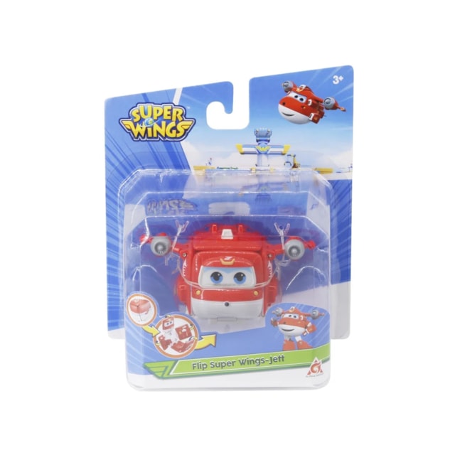 Bloco Transformável Super Wings Flip Multikids Jett