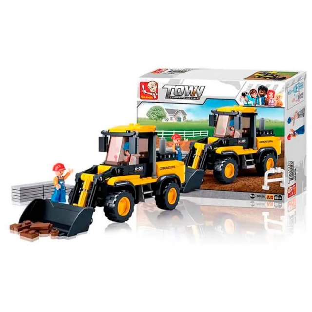 Blocos construcao empilhadeira 212pcs- Multikids - BR827