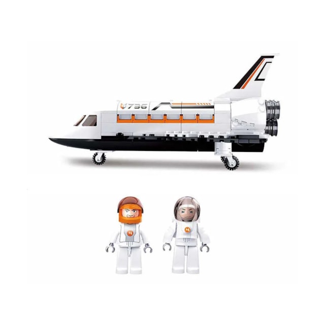 Blocos Cubic Astronautas Ônibus Espacial 231pçs Multikids - BR1034