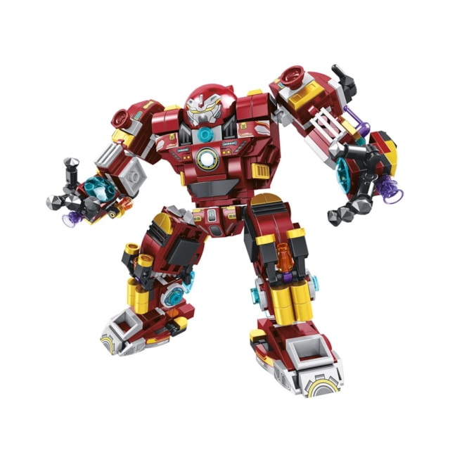 Blocos de Montar Cubic 25 em 1 Multikids Steel Robot