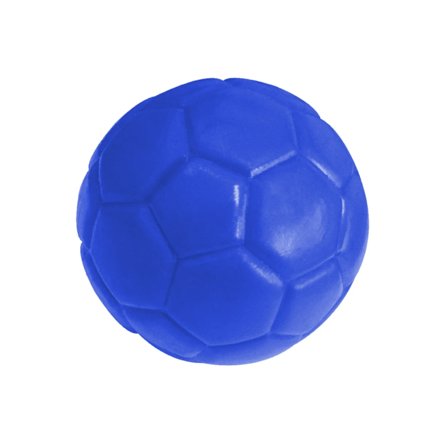 Bola maciça colorida Futebol 55 mm Azul