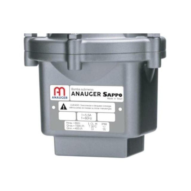 Bomba Submersa Sappo 5G 220V 320W - Anauger  Bomba Submersa Sappo 5G 220V 320W - Anauger