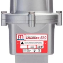 Bomba Vibratória para Poço 650/5G 340W Monofásica 220v - Anauger  Bomba Vibratória para Poço 650/5G 340W Monofásica 220v - Anauger