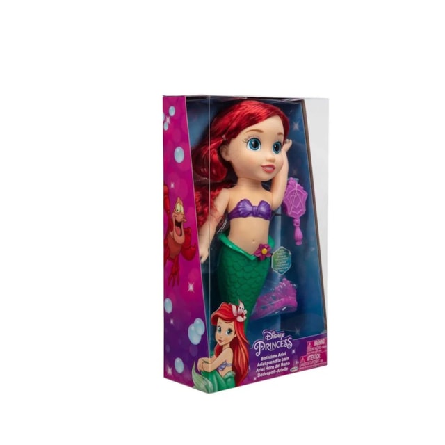 Boneca Disney Princesas Ariel Hora do Banho com Acessórios Multikids - BR2021