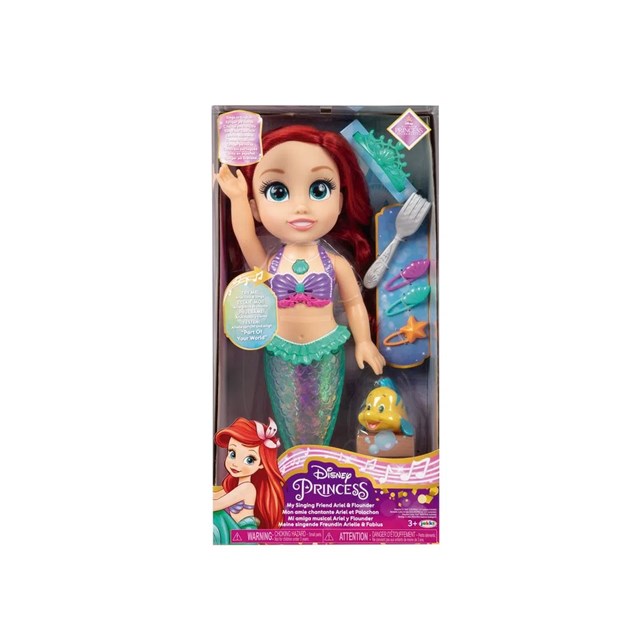 Conjunto de Boneca e Roupas da Princesa Ariel