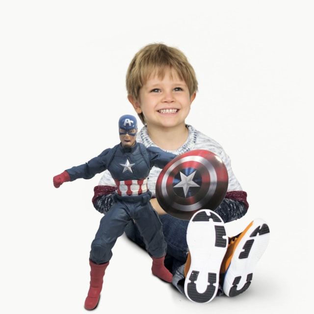 Boneco Capitão América Revolution Mimo Boneco Capitão América Revolution Mimo
