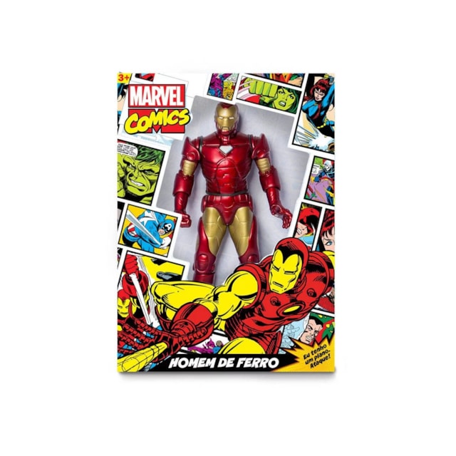 Boneco Iron Man Marvel Comics Mimo Toys Boneco Iron Man Marvel Comics Mimo Toys