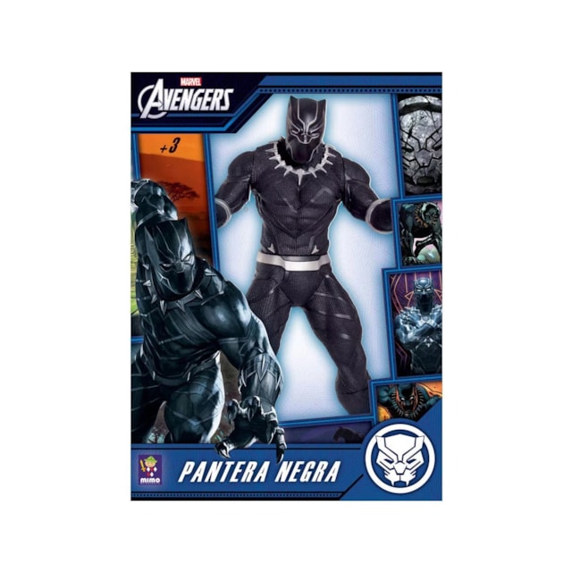 Boneco Pantera Negra Marvel Comics Mimo