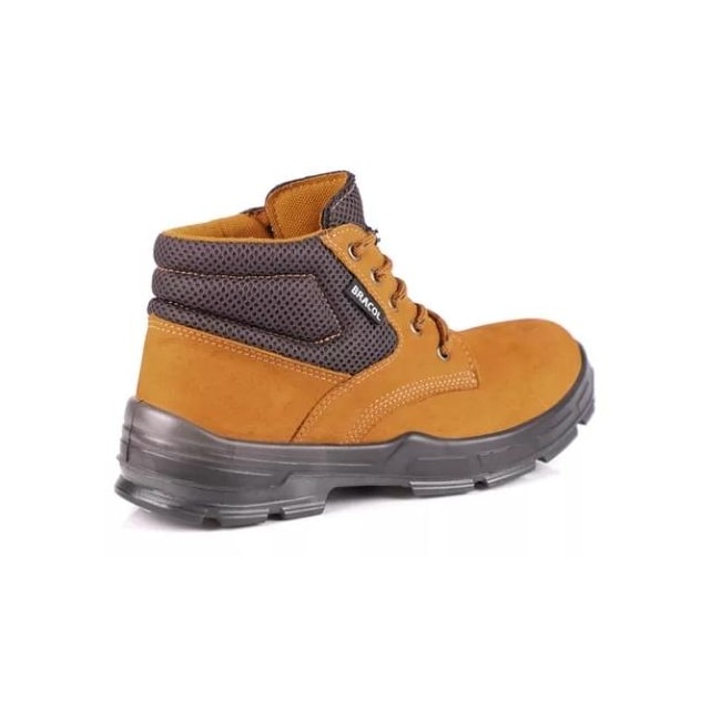 Bota Camurça Bico Pequeno com Cadarço N° 42 Castor - Bracol Bota Camurça Bico Pequeno com Cadarço N° 42 Castor - Bracol