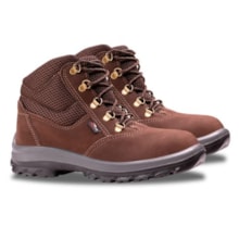 Bota Nobuck com Cadarço Nº 41 Cafe - CARTOM Bota Nobuck com Cadarço Nº 41 Cafe - CARTOM