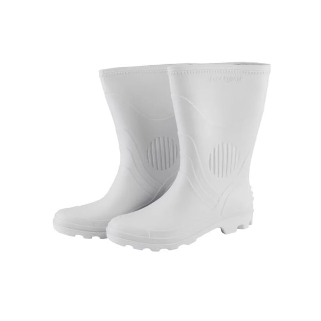 Bota Pega Forte Média Branca Nº 42 - GRENDENE Bota Pega Forte Média Branca Nº 42 - GRENDENE