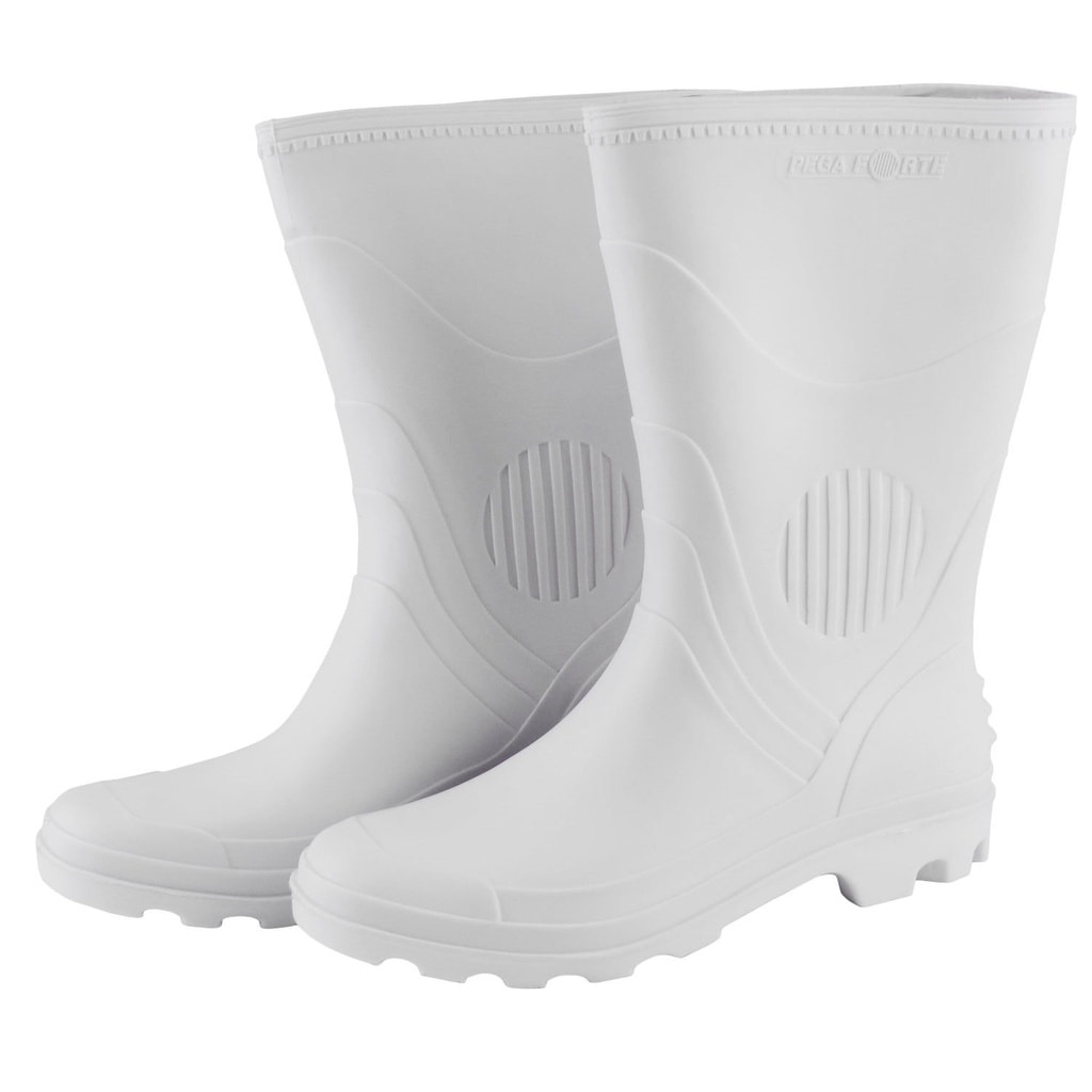 Bota de plastico branca cheap