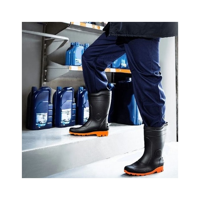 Bota PVC Pega Forte N° 37 Preta - GRENDENE