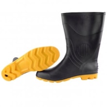 Bota PVC Pega Forte N° 37 Preta - GRENDENE