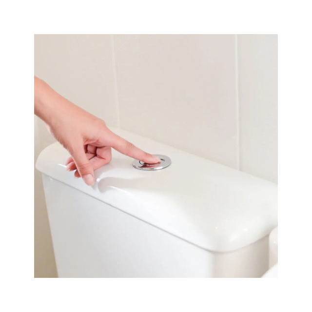 Botão Duplo Cromado para Tampa Caixa Acoplada - ASTRA Botão Duplo Cromado para Tampa Caixa Acoplada - ASTRA