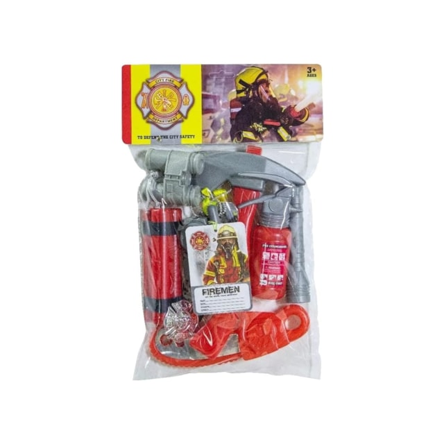 Brincando de Ser Bombeiro Kit Operação de Resgate Multikids - BR1847