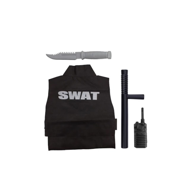 Brincando De Ser Swat Colete Polybag Multikids - BR1851