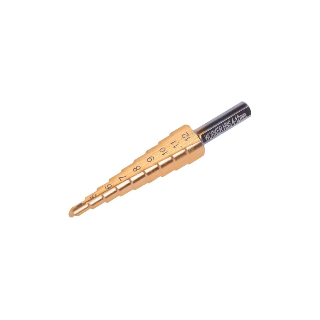 Broca Escalonada 4 x 12mm - WORKER