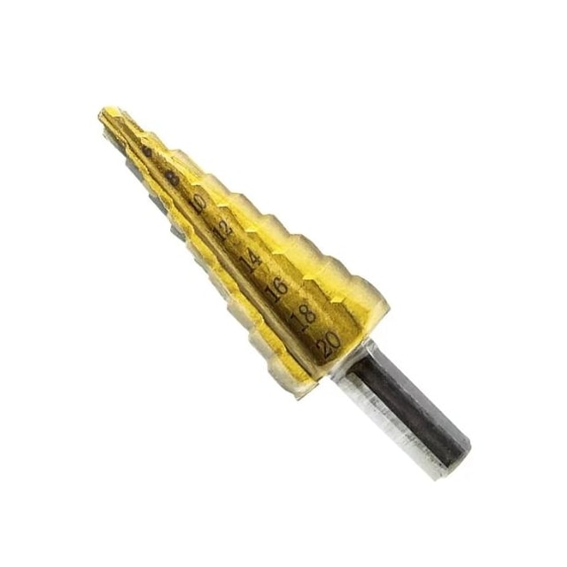 Broca Multi-Diâmetro Escalonada 4/20 mm - Disflex Broca Multi-Diâmetro Escalonada 4/20 mm - Disflex