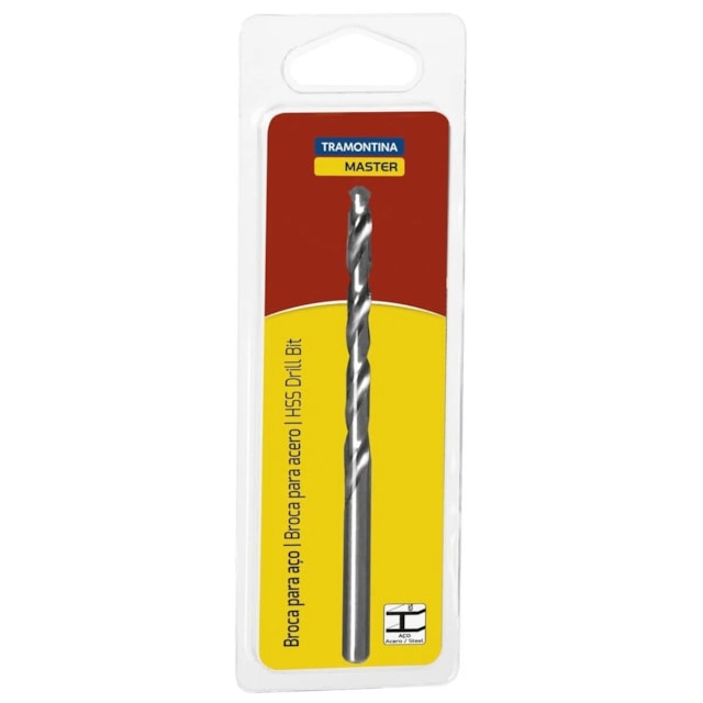 Broca para Aço 19/64 x 110mm - TRAMONTINA Broca para Aço 19/64 x 110mm - TRAMONTINA