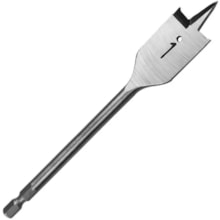 Broca para Madeira com Ponta Chata 1 x 150mm - TRAMONTINA Broca para Madeira com Ponta Chata 1 x 150mm - TRAMONTINA