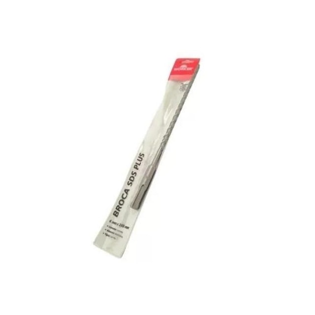 Broca SDS Plus 6 x 260mm - Worker Broca SDS Plus 6 x 260mm - Worker