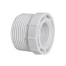 Bucha de Redução Roscável 1.1/2" x 1.1/4" PVC Branco - AMANCO
